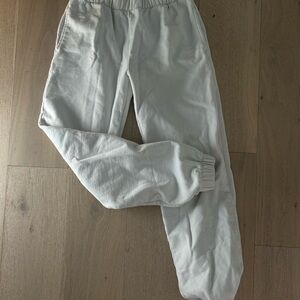 White Brandy Melville John Galt Sweat pants